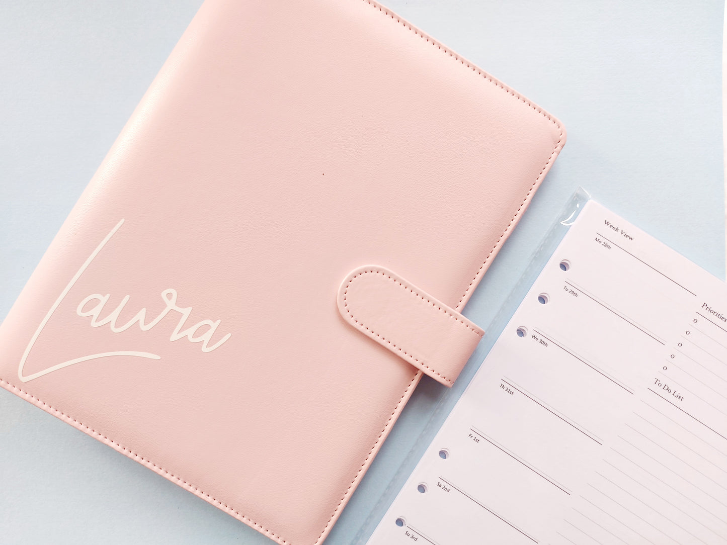 A5 Ring Binder Organiser - Pink