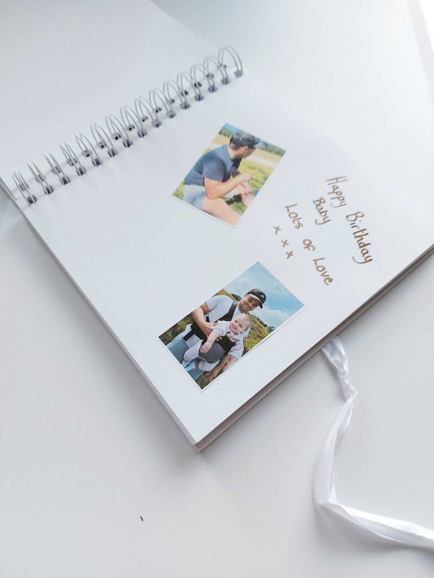 Personalised Couples Scrapbook 8x8 Inches | Wedding Anniversary, Birthday or Christmas gifts | For Couples & Friends Memories