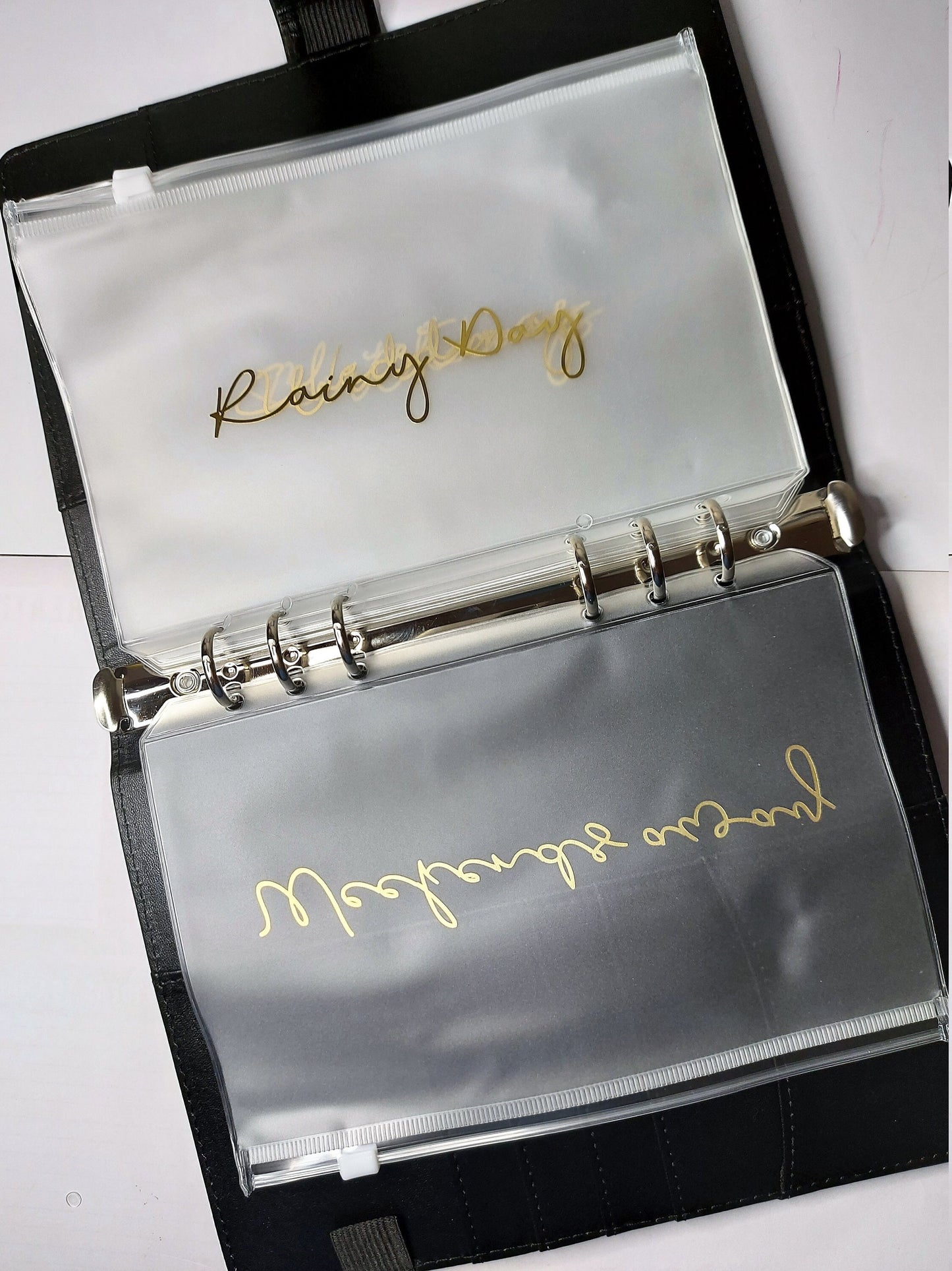 Personalised A5 Budget Binder Money Cash Organiser With Cash Envelopes, Cash Stuffing Envelopes | Larger size