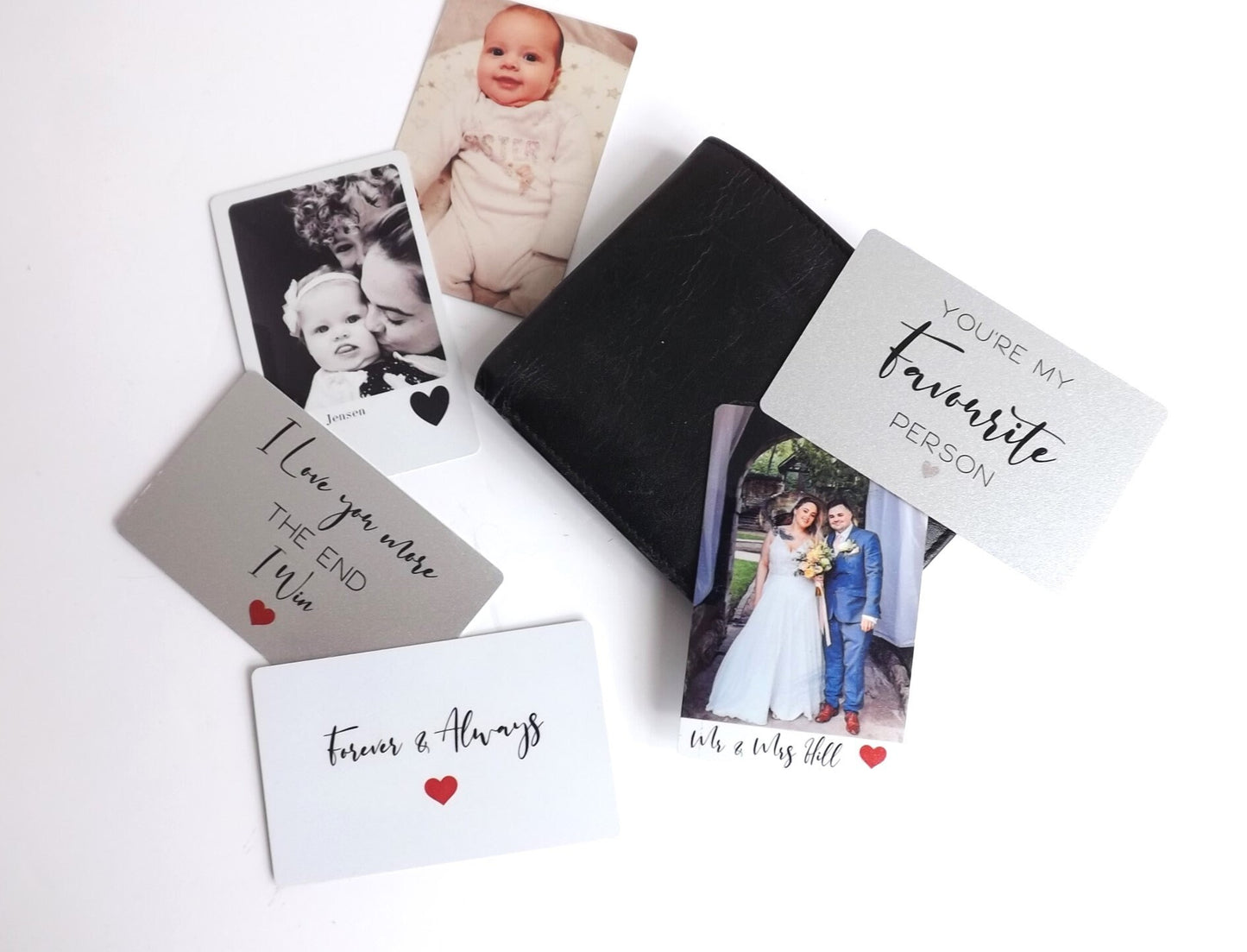 Photo wallet card With Custom Message