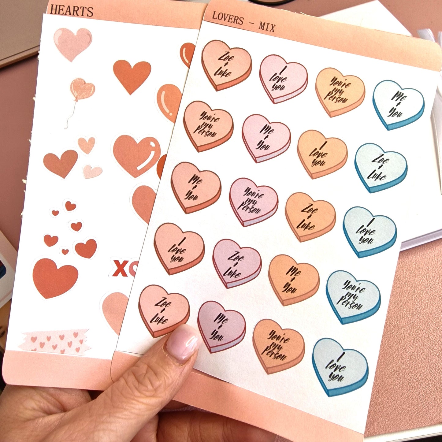 Personalised stickers for scrapbooking | Personalised couple love scrapbook pictures | Memory DIY Craft Special Occasion Wedding Birthday