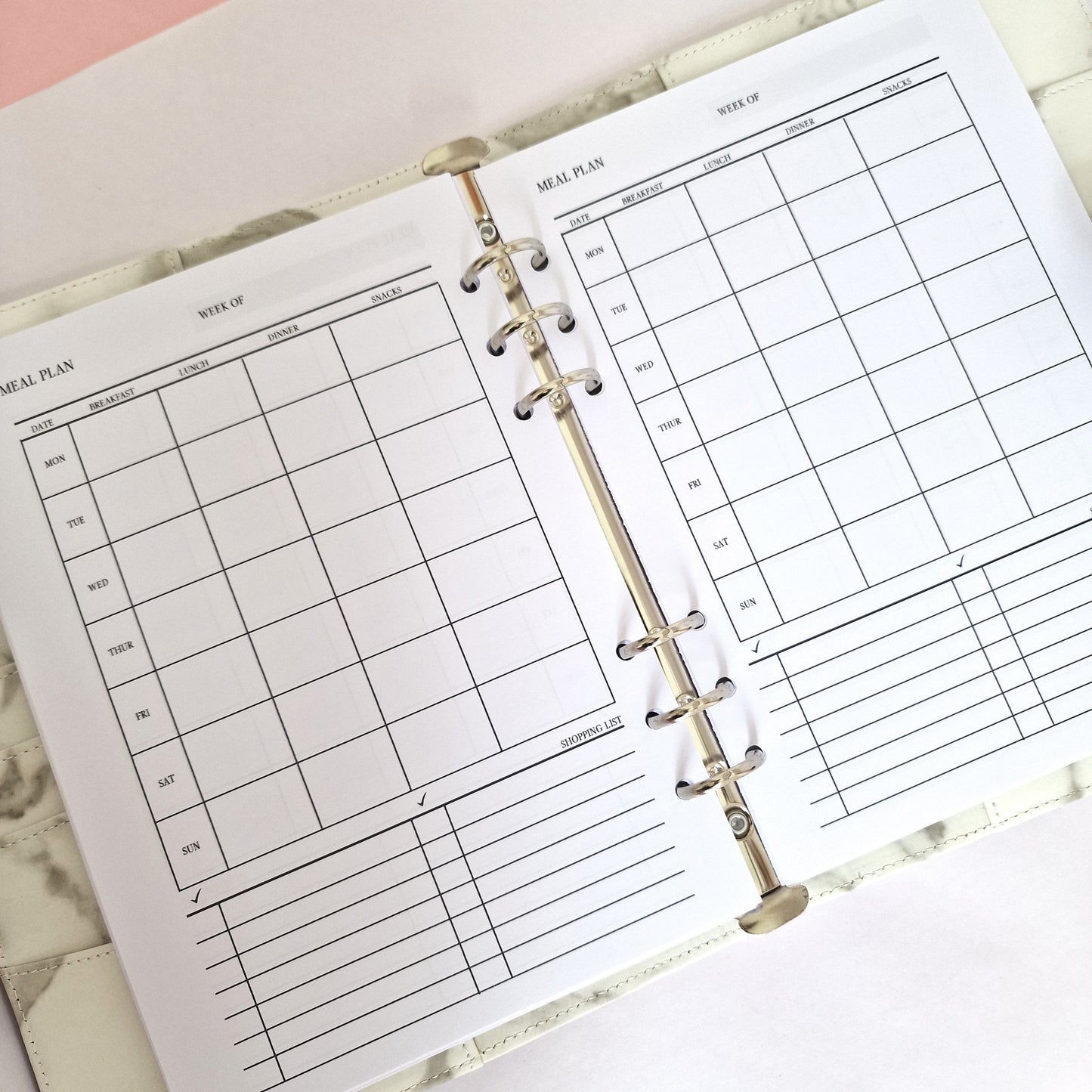 PRINTED HEALTH & FITNESS planner inserts for gym Home training | A5 Size | Personal training, fitness goals, routine planning 12 week steps