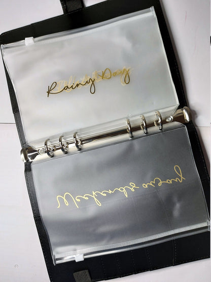 Larger A5 Personalised Budget Cash Envelopes | A5 Money Saving Plastic Wallets for  Budget Planner | Dave Ramsey, Budget Mom, sinking funds