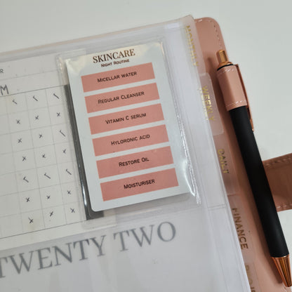 ROUTINE TASK CARDS | Personalised Planner routine reminder cards | Mini durable Task reminders printed for Selfcare, Cleaning, Weekly