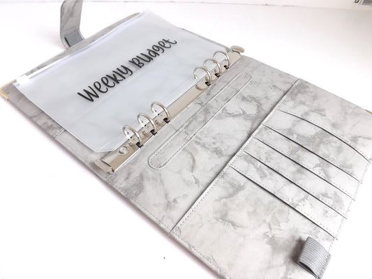 Large Personalised Savings Finance Budget Binder System | A5 Money Saving  Plastic Cash Wallets Planner | Personalised Categories