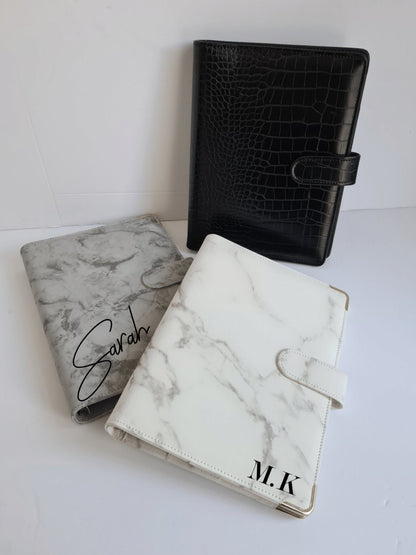 Large Personalised Savings Finance Budget Binder System | A5 Money Saving  Plastic Cash Wallets Planner | Personalised Categories