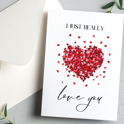 Anniversary day Card | Romantic Anniversary Card for Boyfriend, Husband, Girlfriend, Wife Anniversary | Valentines day greeting card