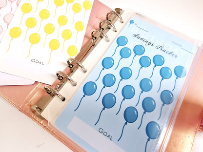 Birthday savings challenge | A6 Savings Challenge Tracker Inserts for Cash Saving Birthdays