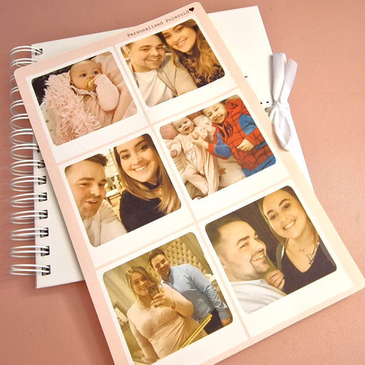 Personalised Photo Stickers | Personalised photo scrapbook pictures | Memory DIY Craft Special Occasion Wedding Birthday Polaroid