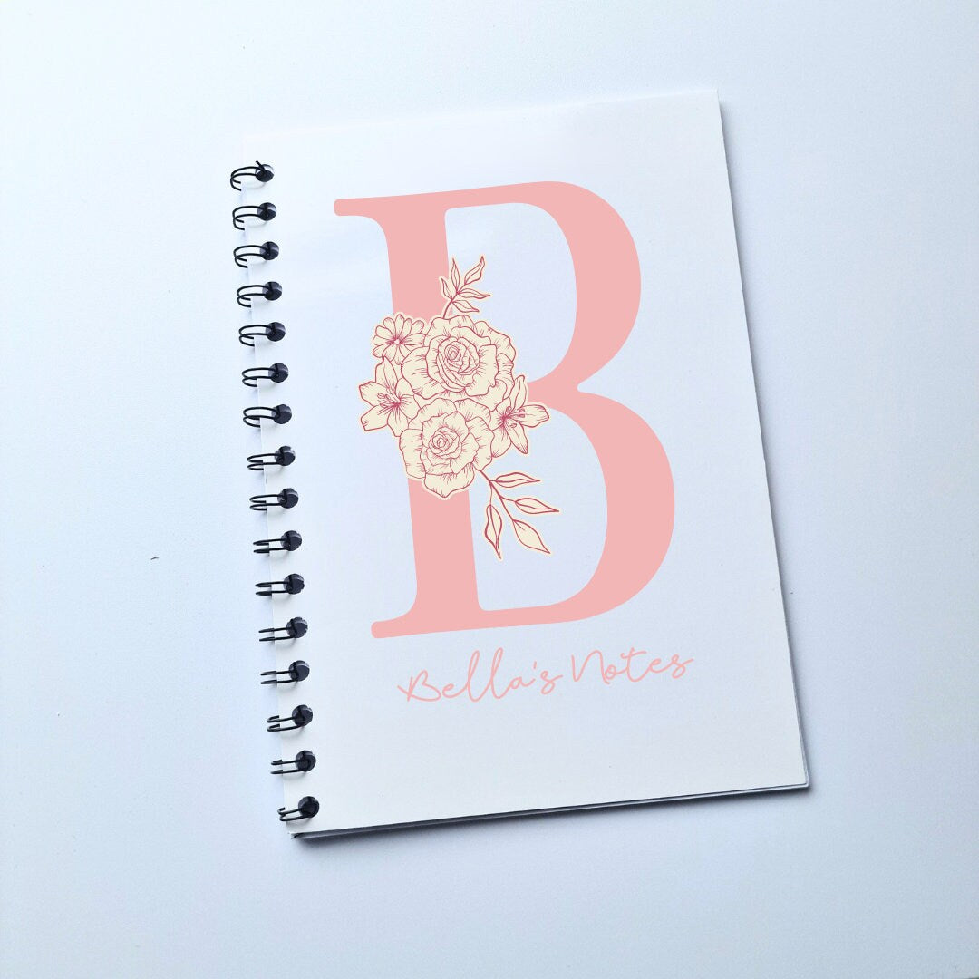 Personalised Notebook Notepad Journal  A5 Notebook Notepad Wire bound