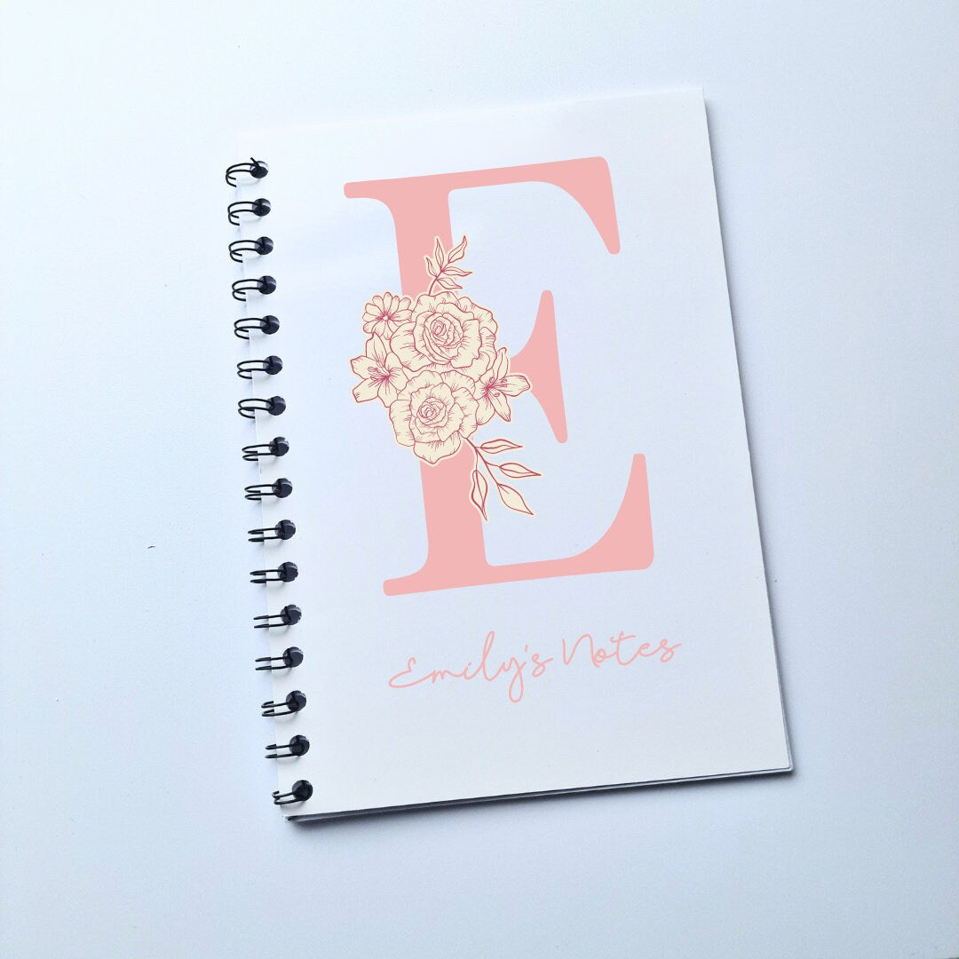 Personalised Notebook Notepad Journal  A5 Notebook Notepad Wire bound