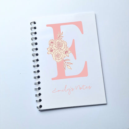 Personalised Notebook Notepad Journal  A5 Notebook Notepad Wire bound