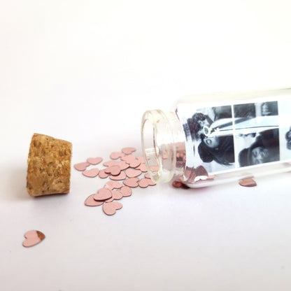 Personalised photo polaroid strip gift | Message in a glass bottle memory keepsake | Gift for Mothers day, Anniversary for Him & Her