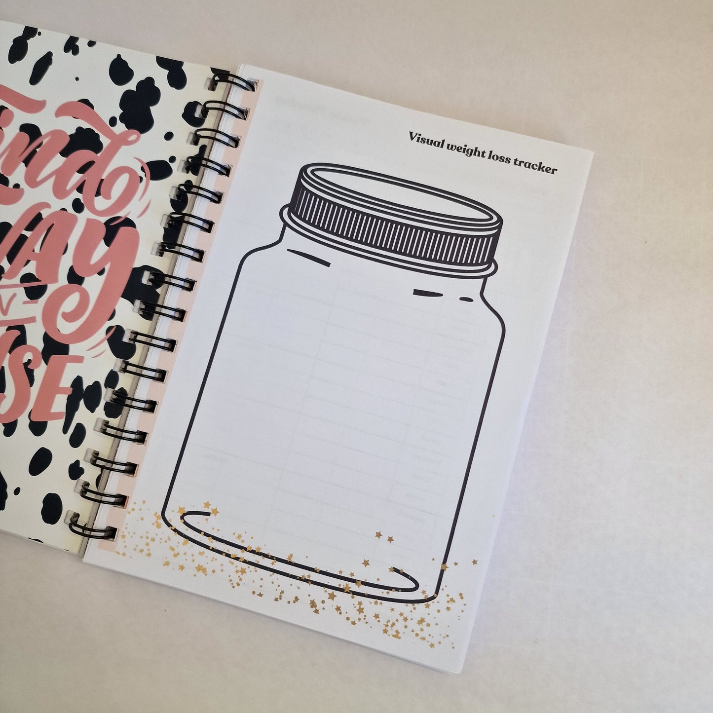 Food planning diary notebook | Weekly meal planner | Daily food diary | SW Calorie counting Planner Diet tracker weightloss