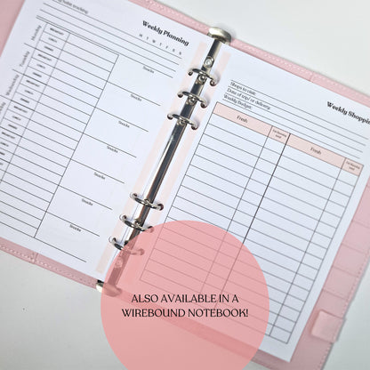 A5 Calorie Counting SW  Compatible Inserts to Fit an A5 6 Ring Planner | Daily food diary, Weekly meal plans , Track weight loss