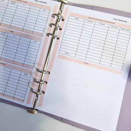 Monthly Budget Planner | a5 inserts for planning & tracking monthly budgets, sinking funds, savings and debt | 3 months printed insert